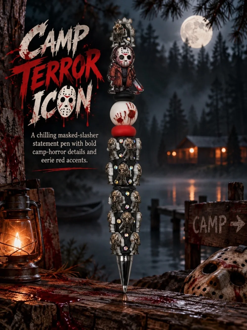 Camp Terror Icon Pen